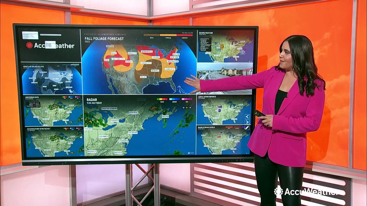 Your fall foliage forecast for Oct. 14-15