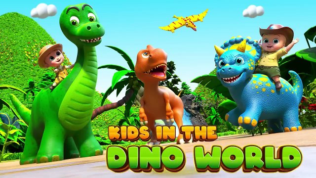 Dinosaurs roaring island adventure Song - BillionSurpriseToys Nursery Rhymes, Kids Songs