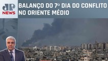 Número de mortos já passa de 3.200 na guerra Israel-Hamas; Marcelo Favalli analisa