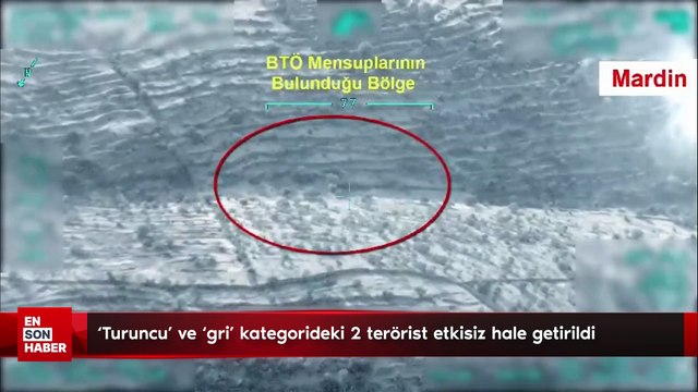 'Turuncu' ve 'gri' kategorideki 2 terörist etkisiz hale getirildi