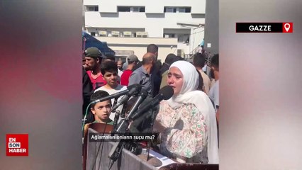 Filistinli kızdan yürek burkan sözler: Bizler sadece çocuğuz, ne suçumuz var