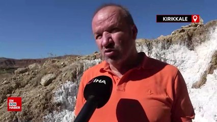Kırıkkale'de mineral deposu tuz: Yerin 1.300 metre altından çıkıyor