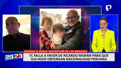 Abogado de Ricardo Morán tras orden de TC para reconocer a sus hijos como peruanos: "Fallo es histórico"