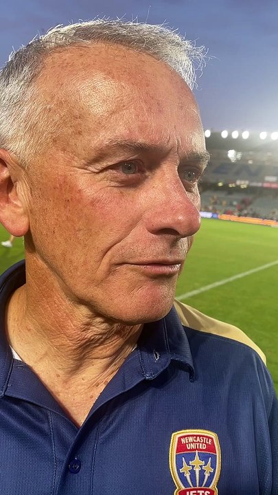 Jets women - coach Gary Van Egmond Newcastle herald October 14,2023