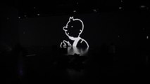 Las aventuras de los cómics de Tintín cobran vida en una exposición inmersiva en Bruselas