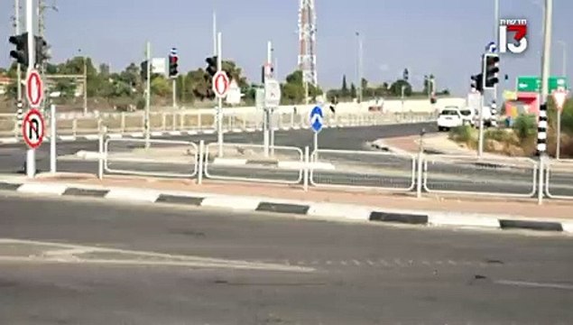 لحظة سقوط صاروخ للمقاومة في سديروت