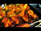 ASMR MUKBANG| Various skewers on Fire noodles(Chicken, Sausage and Rice cake, Sundae).