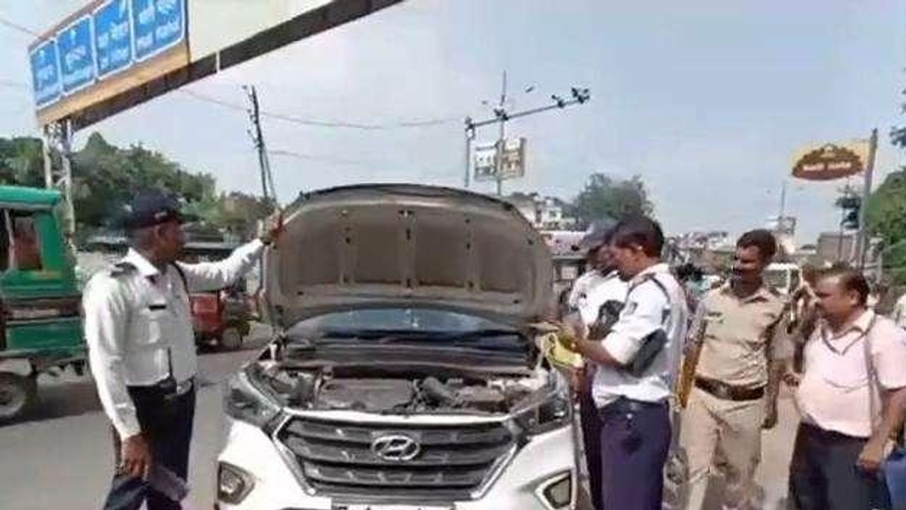 ग्वालियर: आचार संहिता लगते ही अलर्ट मोड में पुलिस,चलाया चेकिंग अभियान