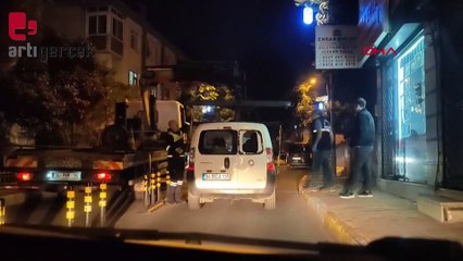 Terk edilen aracın bagajında otomatik silahlar bulundu