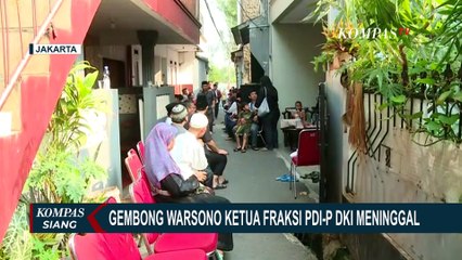 Pj Gubernur DKI, Heru Budi Melayat ke Rumah Duka Almarhum Gembong Warsono