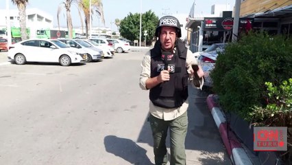 CNN TÜRK ekibi görüntüledi: Hamas'tan İsrail'e yeni roket saldırısı