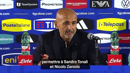 Spalletti réagit à la mise à l'écart de Tonali et Zaniolo