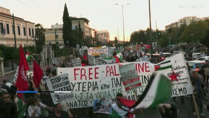 Αθήνα: Πορεία υπέρ των Παλαιστινίων