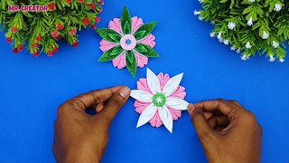 How To Make Easy Christmas Snowflake By Foamiran | Making Xmas Snowflakes At Home | Christmas Crafts