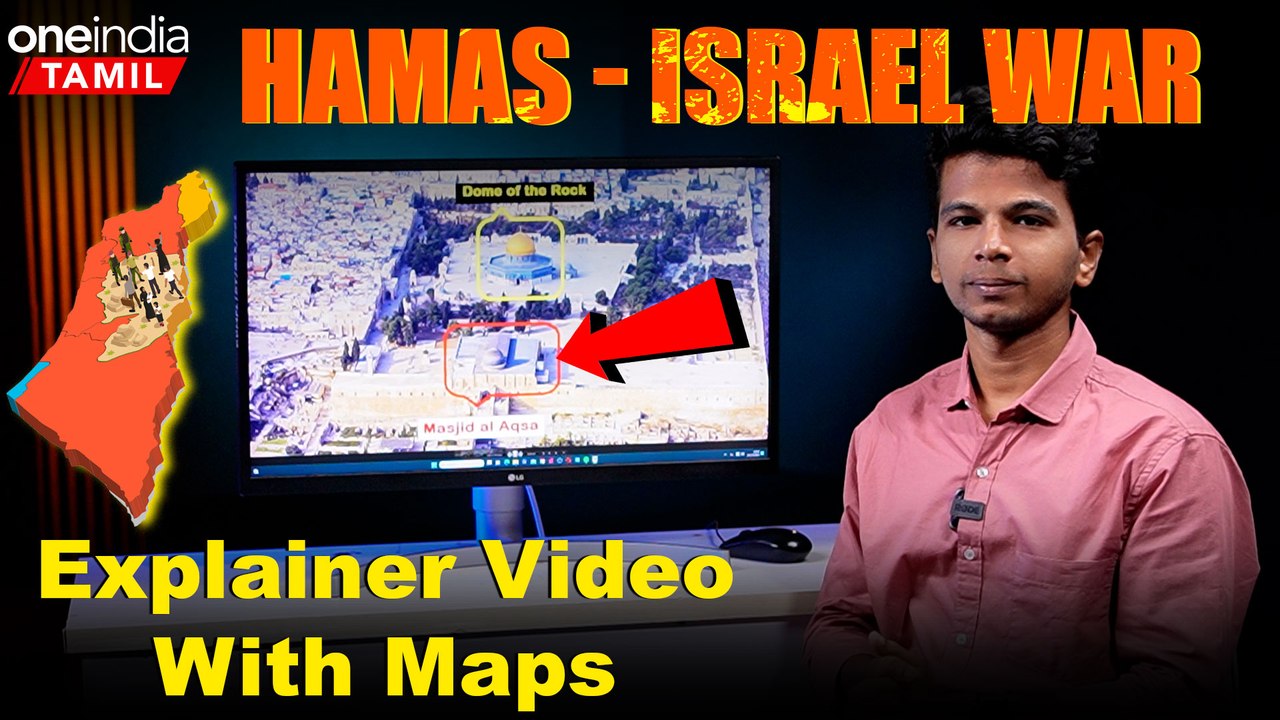 Israel - Palestine Explained in Tamil | Understanding through Maps | Oneindia Tamil