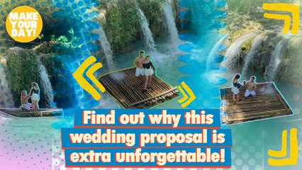 Unforgettable Wedding Proposal by a Stunning Waterfall 💍