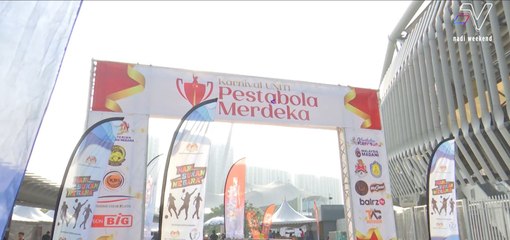 Kemeriahan aktiviti sempena Pestabola Merdeka di SNBJ