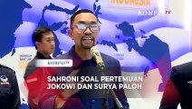 Sahroni NasDem Ungkap Isi Pertemuan Jokowi dan Surya Paloh di Istana