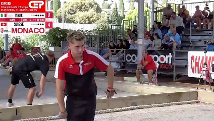 Quart WebTV Monaco : Championnat d'Europe de pétanque Espoirs 2023