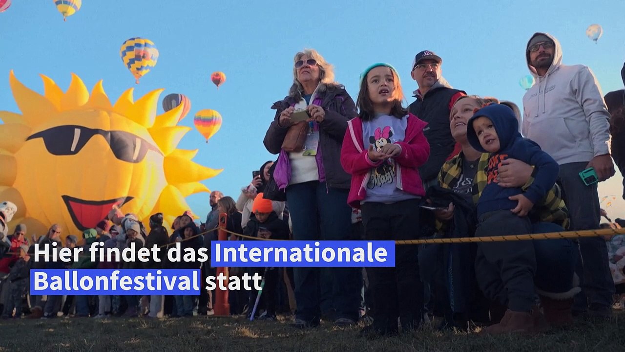 Internationales Ballonfestival in Albuquerque