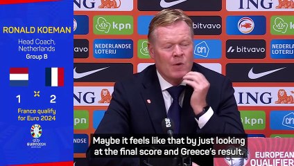 Koeman still seeing positives despite Dutch defeat to France