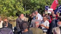 Özgürlük Yürüyüşü'nde 14'üncü gün: Erkan Baş bugün Amasra Maden Katliamı'nda hayatını kaybeden madenciler için yürüyor