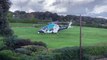 Air ambulance lands on putting green in Hastings