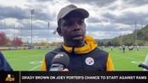 Grady Brown On Whether Steelers Will Start Joey Porter Jr.