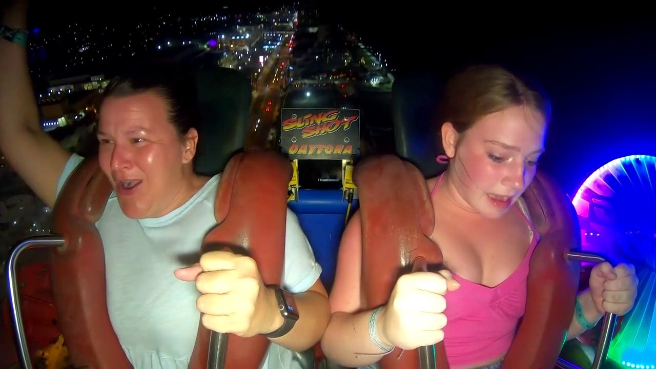 Girls Passing Out | Funny Slingshot Ride Compilation #7