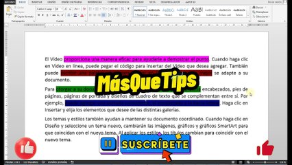 Cómo RESALTAR  TEXTOS con COLORES PERSONALIZADOS en WORD