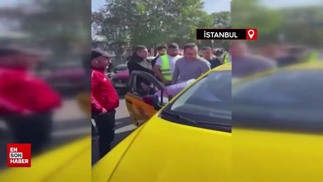 Kadıköy'de taksiyle kaçan taciz şüphelisini vatandaşlar yakaladı