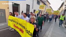 Firenze, manifestazione dei cittadini per il s? alla nuova pista di Peretola