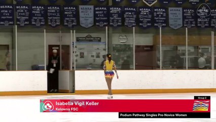 Pre Novice Women Free Group 2 - Rink 2 - 2023 Super Series Autumn Leaves