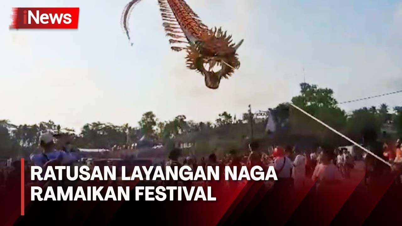 Layangan Naga Unjuk Kebolehan di Festival Layang-Layang Cilacap