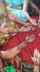 मेहंदी प्रतियोगिता में ज्योति प्रथम