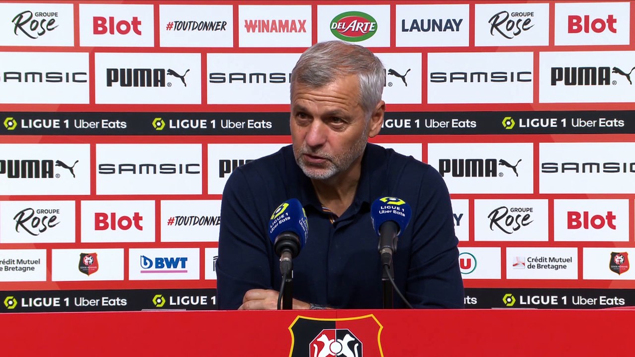 Conférence de presse STADE RENNAIS FC - PARIS SAINT-GERMAIN (1-3 ...