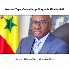Moussa Taye, Conseiller politique de Khalifa Sall : "L'opposition est condamnée à faire front contre BBY pour une élection inclusive et transparente"