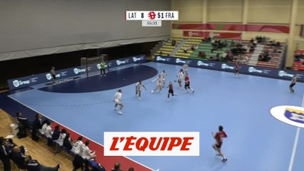 Le résumé de Lettonie-France - Hand - Qualif Euro (F)