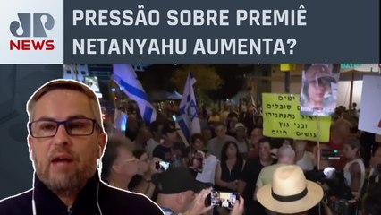 Protesto em Tel Aviv questiona governo de Israel nas ações contra Hamas; Saldanha analisa