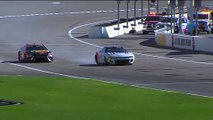 Chase Elliott hits the wall during practice at Las Vegas Motor Speedway