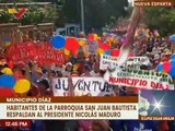 Nueva Esparta | Habitantes de la pqa. San Juan Bautista se movilizan en respaldo al Pdte. Maduro