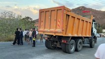 Bodrum'da hafriyat kamyonu motosiklete çarptı: 1 ölü