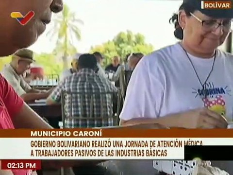 Bolívar | Trabajadores pasivos de las industrias básicas fueron beneficiados por jornada integral