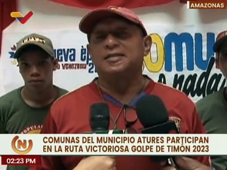 Amazonas | Comunas del municipio Atures dicen presente en la ruta victoriosa del Golpe Timón 2023