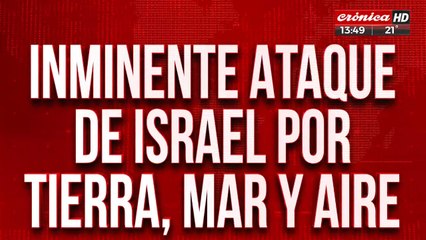 Israel pidió evacuar a los civiles del norte de la Franja de Gaza