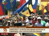 Trabajadores se movilizan en el campo de Carabobo en respaldo al Pdte. Nicolás Maduro
