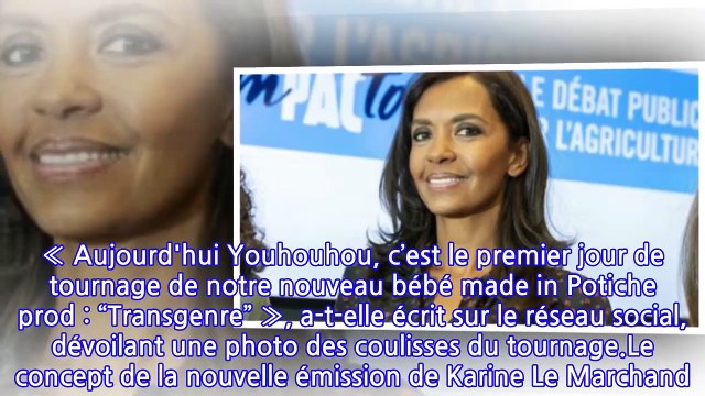 PHOTO Karine Le Marchand : cette nouvelle émission étonnante qu'elle prépare pour M6