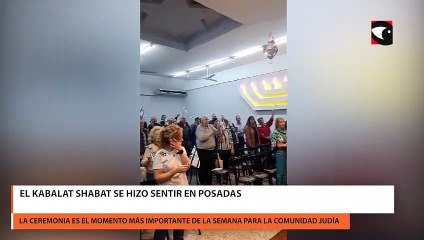 El Kabalat Shabat se hizo sentir en Posadas
