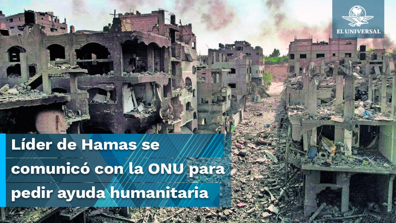 Líder de Hamas denuncia que Israel está cometiendo crímenes de guerra