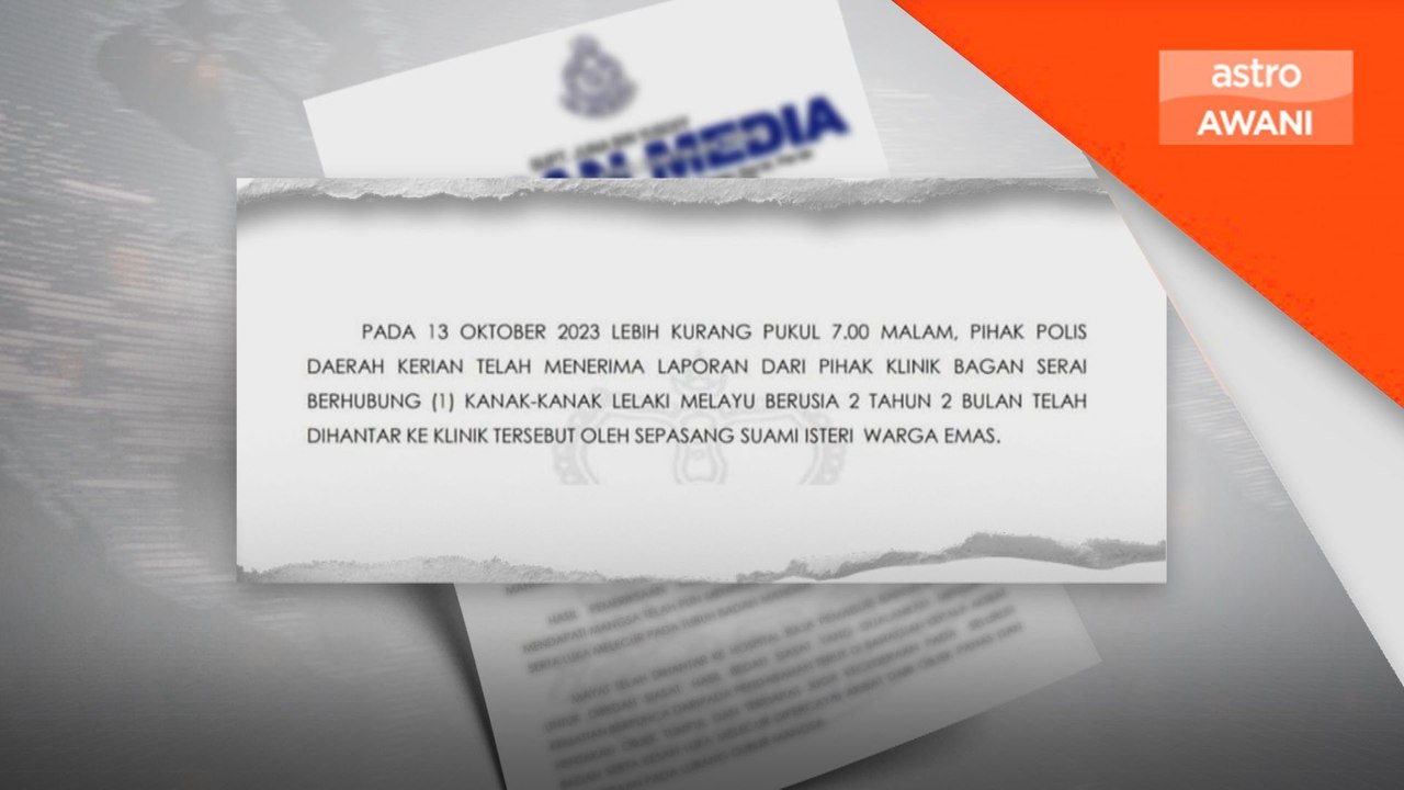 Kanak-kanak 2 tahun maut dipercayai didera jiran